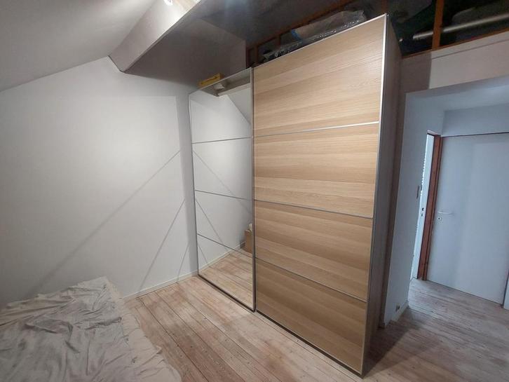 IKEA AULI / MEHAMN schuifdeuren voor PAX-kast – 200x229 cm, Huis en Inrichting, Kasten | Dressoirs, Glas, Ophalen