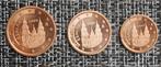 Lot 3 munten 1 centime.2ct.5ct Spanje 2005 BU, Verzenden, Spanje, 1 cent, Setje