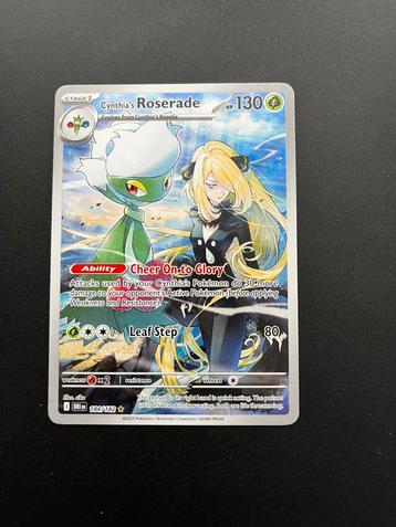 Cynthia’s Roserade Destined Rivals 184/182 Pokémon beschikbaar voor biedingen