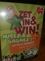 Nieuw Zet in en Win gezelschapsspel, Hobby en Vrije tijd, Gezelschapsspellen | Bordspellen, Ophalen of Verzenden, Nieuw