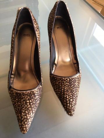 Escarpins HUGO BOSS - Made in Italy - motif animalier cuir G