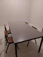 Schooltafel en stoelen, Kinderen en Baby's, Kinderkamer | Tafels en Stoelen, Ophalen, Gebruikt, Tafel(s) en Stoel(en)