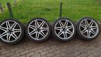 Winterbanden met AMG Velgen, Auto-onderdelen, Gebruikt, 255 mm, Velg(en), Winterbanden
