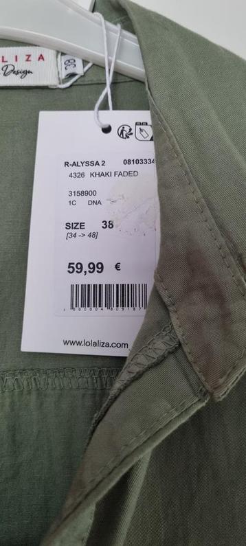 Nieuwe jurk Lola liza 38, Neuf, Taille 38/40 (M), Enlèvement ou Envoi, Vert