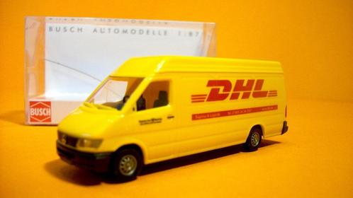 DHL BESTELWAGEN - MERCEDES-BENZ SPRINTER - BUSCH H0 - 1:87, Hobby en Vrije tijd, Modeltreinen | H0, Nieuw, Overige typen, Gelijkstroom of Wisselstroom