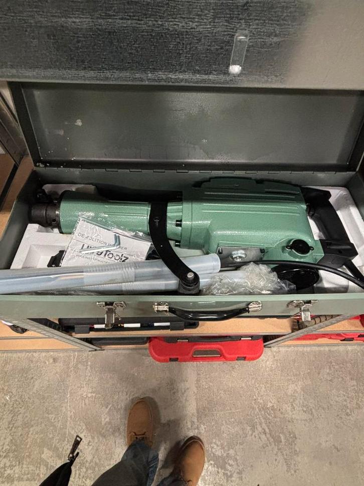 ‼️NIEUW‼️ Sloophamer Breekhamer 2200w Zeer krachtig !, Doe-het-zelf en Bouw, Gereedschap | Boormachines, Nieuw, Boor- en/of Breekhamer