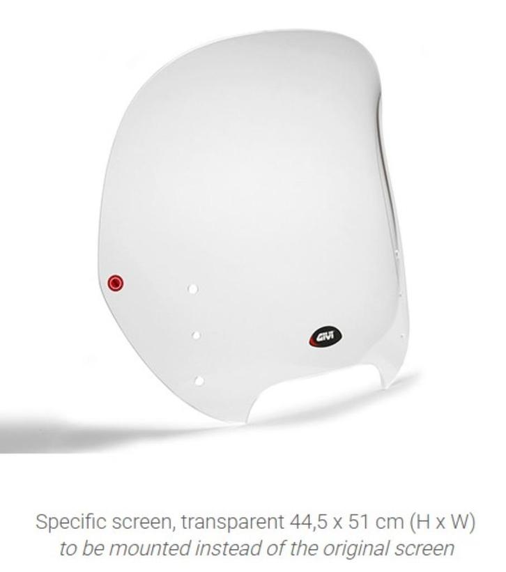 BMW R1150RT Verhoogd windscherm GIVI, Motoren, Accessoires | Koffers en Tassen, Zo goed als nieuw, Ophalen