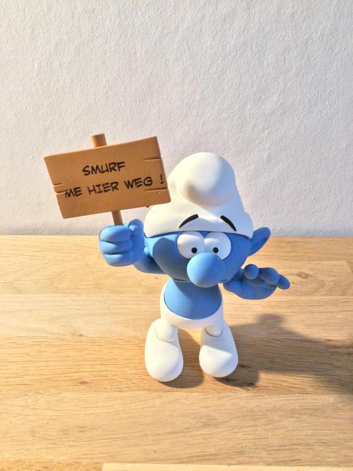 Fariboles smurf SOS, Verzamelen, Smurfen, Nieuw, Poppetje, Figuurtje of Knuffel, Overige Smurfen, Verzenden