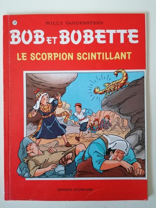 Bob et Bobette - T231 Le scorpion scintillant - DL1992 EO, Livres, BD, Utilisé, Une BD, Enlèvement ou Envoi