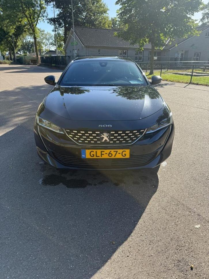 Peugeot 508 1.6 Plug-in Hybrid 225pk E-eat8 2021 Zwart BTW, Auto's, Peugeot, Particulier, 360° camera, ABS, Achteruitrijcamera