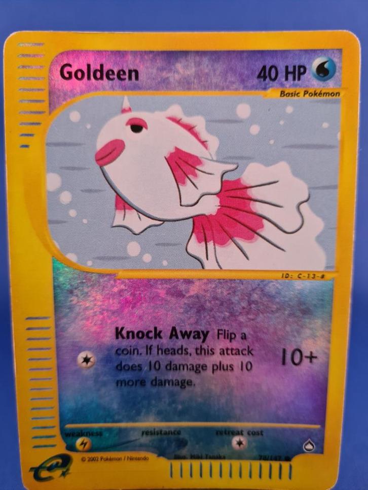 Goldeen 78/147 - Aquapolis (Reverse Holo), Hobby en Vrije tijd, Verzamelkaartspellen | Pokémon, Gebruikt, Verzenden