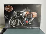 Harley davidson building blocks set 1:8 Lego style building, Verzenden, Nieuw, Overige merken