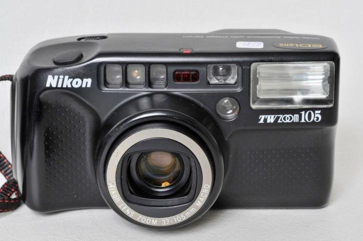 Nikon TW Zoom 105 37-105 mm ED-lens Analoge camera., Audio, Tv en Foto, Fotocamera's Analoog, Gebruikt, Compact, Nikon, Ophalen of Verzenden
