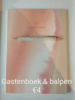 Gastenboek met balpen, Hobby en Vrije tijd, Feestartikelen, Ophalen, Nieuw