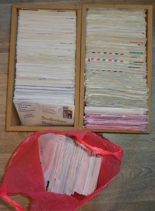 URGENT LIQUIDATION LOT D’ENVELOPPES TIMBRÉES, Postzegels en Munten, Postzegels | Europa | Frankrijk, Gestempeld, Ophalen of Verzenden