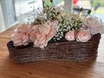 Rieten mand in hartvorm voor bloemstukjes, Ophalen of Verzenden, Zo goed als nieuw, Binnen