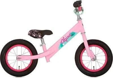 Loopfiets Alpine Rider Blossom - roos, Kinderen en Baby's, Speelgoed | Buiten | Voertuigen en Loopfietsen, Zo goed als nieuw, Loopfiets