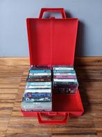 Koffer met 19 muziekcassettes, 2 t/m 25 bandjes, Overige genres, Ophalen of Verzenden, Zo goed als nieuw