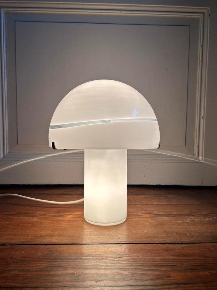 Iconische Murano Mushroom Lamp – Carlo Nason, Huis en Inrichting, Lampen | Tafellampen, Zo goed als nieuw, Minder dan 50 cm, Glas