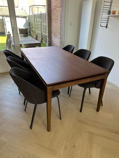 eettafel, Huis en Inrichting, Tafels | Eettafels, Zo goed als nieuw, 50 tot 100 cm, 200 cm of meer, Vijf personen of meer, Rechthoekig