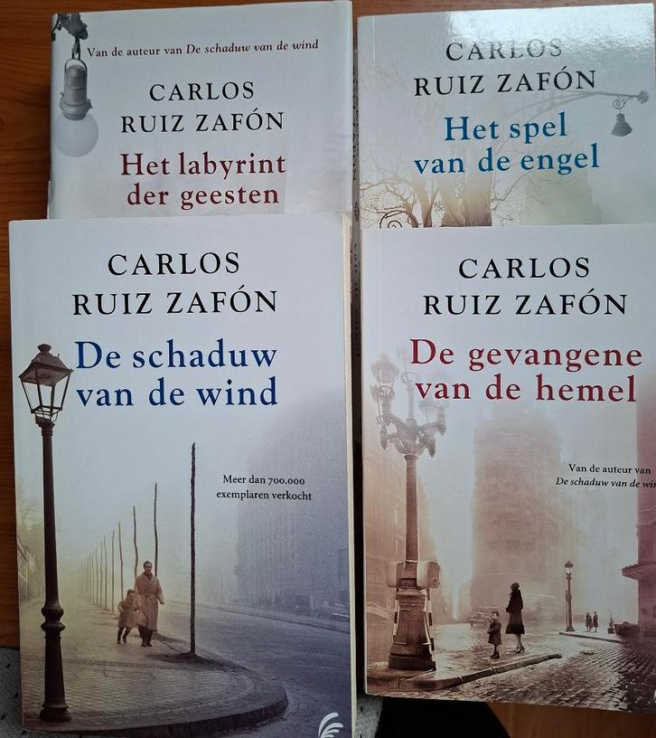 3 boeken van Carlos Ruiz Zafon, Boeken, Thrillers, Zo goed als nieuw, Europa overig, Ophalen