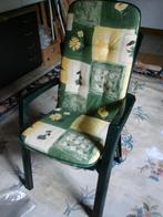 tuinstoel met kussen: zo goed als nieuw, Tuin en Terras, Tuinstoelen, Ophalen, Zo goed als nieuw, Kunststof