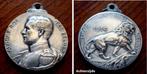 Gedenkmedaille oorlog 1914 Liége-Waelhem-Nieuport, Ophalen of Verzenden, Brons
