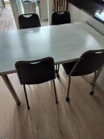 Erg stevige tafel voor 5 personen, Huis en Inrichting, Tafels | Eettafels, Ophalen, Overige materialen, Gebruikt, Van alle tijden