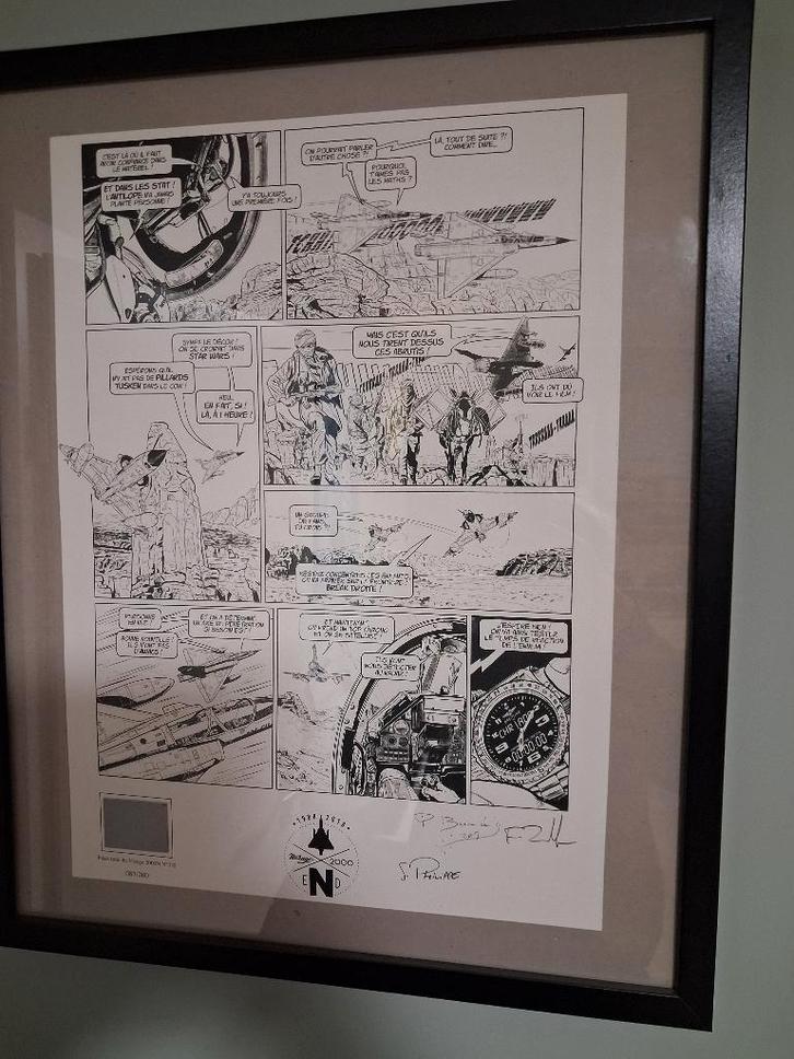 bande dessinée, Collections, Personnages de BD, Comme neuf, Image, Affiche ou Autocollant, Autres personnages, Enlèvement ou Envoi