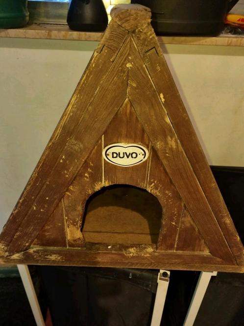 Houten hok Duvo, Dieren en Toebehoren, Knaagdieren en Konijnen | Toebehoren, Zo goed als nieuw, Ophalen