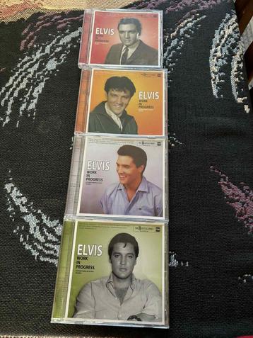 Elvis 4 bootleg cd's, work in progress volume 1 t.e.m. 4  beschikbaar voor biedingen