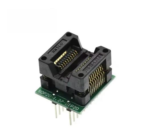 SOP20 naar DIP20 Adapter (OTS20(20)-1.27-01), Hobby en Vrije tijd, Elektronica-componenten, Zo goed als nieuw, Ophalen of Verzenden