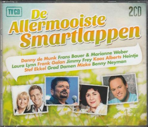 2 CD's De Allermooiste Smartlappen, CD & DVD, CD | Néerlandophone, Comme neuf, Chanson réaliste ou Smartlap, Enlèvement ou Envoi