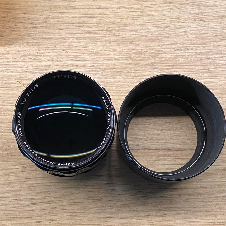 Super Takumar 135mm f2.5 *als nieuw, Audio, Tv en Foto, Fotocamera's Analoog, Zo goed als nieuw, Spiegelreflex