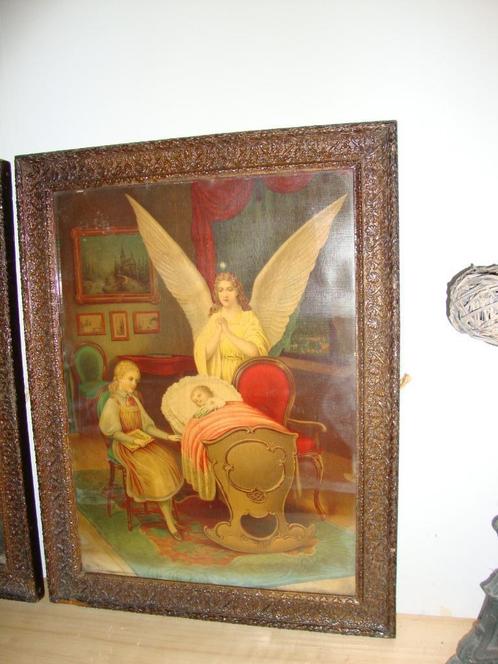 *** OUDE ENGELEN KADERS ***, Antiek en Kunst, Antiek | Religieuze voorwerpen, Ophalen