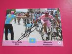 wielerkaart 2010 giro  alexander vinokourov signe, Sports & Fitness, Cyclisme, Comme neuf, Envoi
