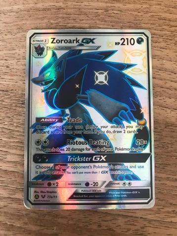 Pokémon kaart Zoroark GX Shiny