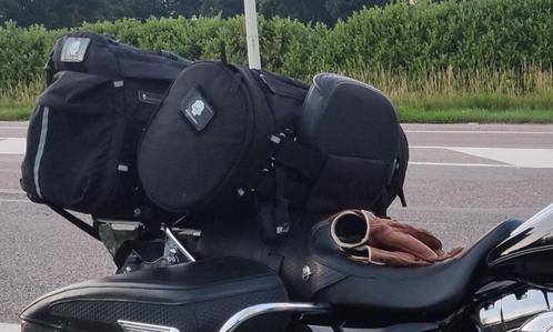 Deemeed motorfiets bagageset 60L + 35L ZGST, Motoren, Accessoires | Koffers en Tassen, Zo goed als nieuw, Ophalen