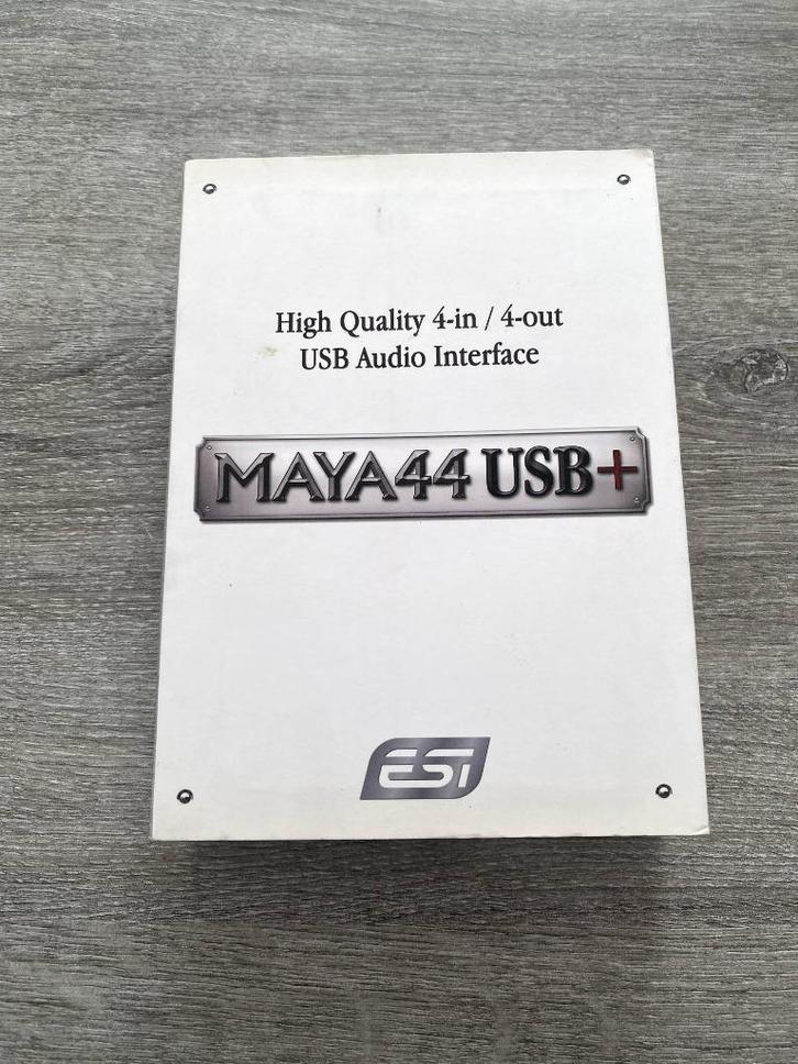 ESI Maya 44 USB+, Audio, Tv en Foto, Professionele apparaten, Zo goed als nieuw, Audio, Ophalen of Verzenden