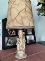 Vintage lampadaire engelen, mooie kap in perfecte staat, Antiek en Kunst, Ophalen of Verzenden