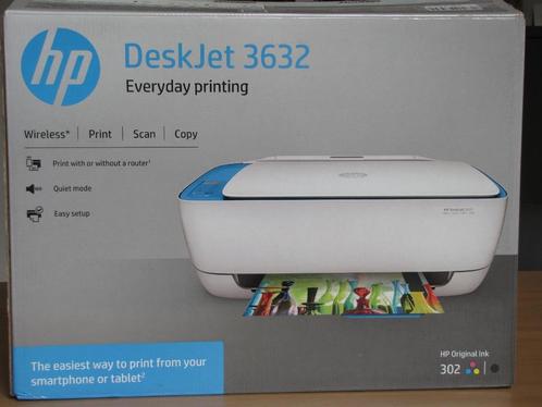 HP printer Deskjet 3632, Informatique & Logiciels, Imprimantes, Comme neuf, All-in-one, Imprimante à jet d'encre, Impression couleur