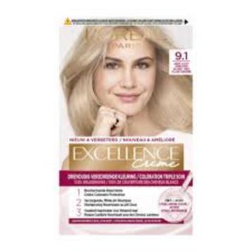 Permanente kleurcrème 9.1 Ash Blonde, NIEUW beschikbaar voor biedingen