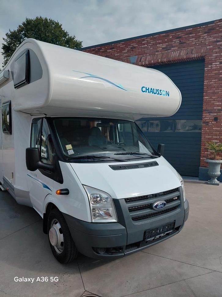 #Prachtstaat# Ford 2.4 Chausson#2009#slechts 64000km 2xAirco, Caravans en Kamperen, Mobilhomes, Bedrijf, tot en met 6, Alkoof
