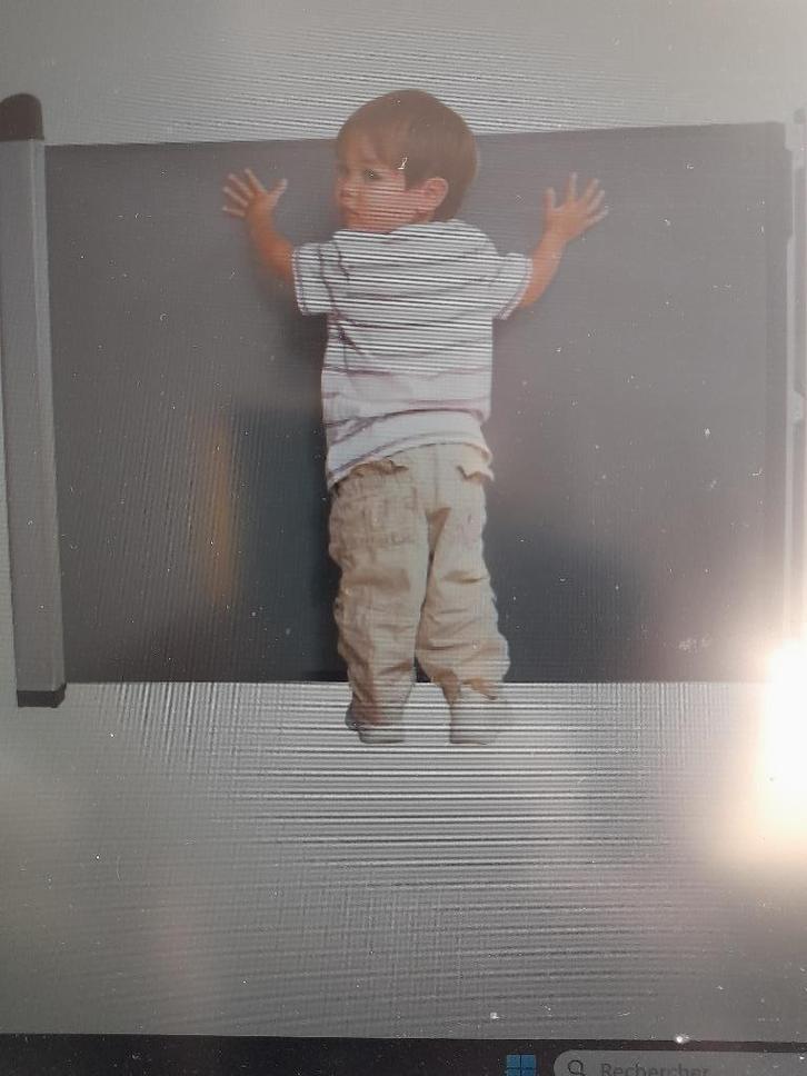 Barrière de sécurité enroulable Kiddyguard, Kinderen en Baby's, Traphekjes, Zo goed als nieuw, Klemhekje, Overige materialen, Ophalen