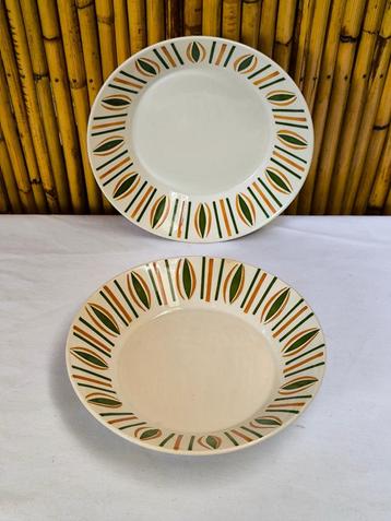 2 vintage soepborden uit 1960 Boch Freres Vedette Belgium beschikbaar voor biedingen