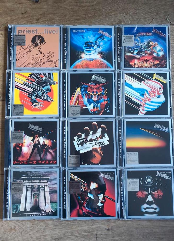 Judas Priest - The Remasters - 12 cd lot, Cd's en Dvd's, Cd's | Hardrock en Metal, Ophalen of Verzenden