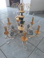 mooie luster met 6 lichtpunten kroonluchter, Antiek en Kunst, Ophalen of Verzenden