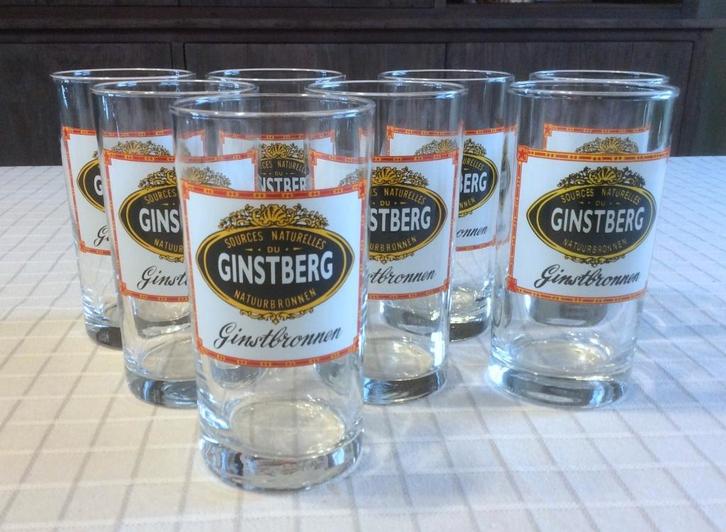 8 verres à eau ou à limonade vintage Ginstberg 200 ml, Collections, Verres & Petits Verres, Comme neuf, Verre à eau, Enlèvement ou Envoi