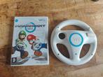 Nintendo Wii spelletje Super Mario Kart Wii met stuur, Ophalen of Verzenden, Zo goed als nieuw