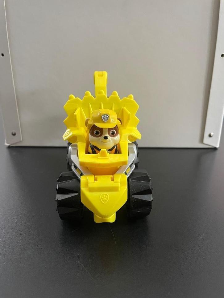 PAW Patrol Dino Rescue, Luxe voertuig met Rubble, Kinderen en Baby's, Speelgoed |Speelgoedvoertuigen, Gebruikt, Ophalen of Verzenden